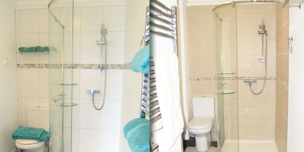 Holiday cottage shower rooms